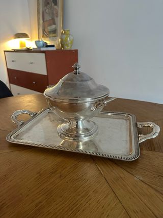 Sopera Vintage Tapa Metal