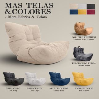 Puff salon de diseño - Puf gigante gamer XXL