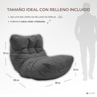 Puff XXL de Diseño - Bean Bag de Salon Moderno