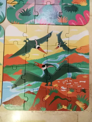 Juego de 4 Puzzles Janod