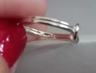 Anillo Nudo Infinito Plata ajustable.