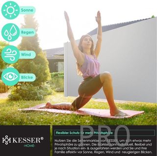 Tenda laterale in alluminio estensibile - Kesser