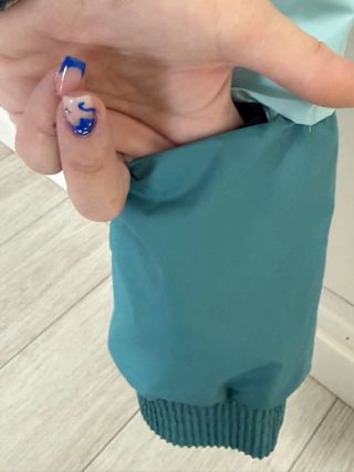 Giubbotto da sci turchese