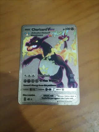 Carta Pokémon Charizard VMAX Metálica