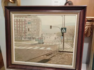 Cuadro al oleo 76 cm