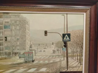 Cuadro al oleo 76 cm