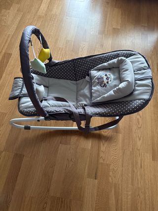 Hamaca para bebé con peluches