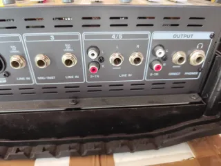 Amplificador Behringe 200+200 5 entrafss evuslizad