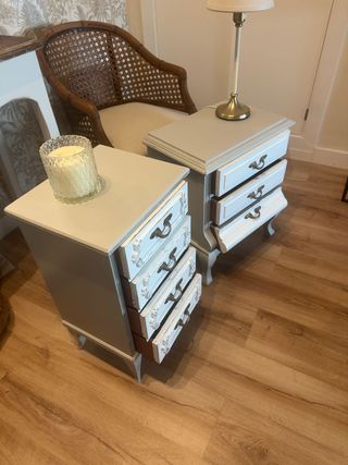 Mesitas de noche restauradas por encargo