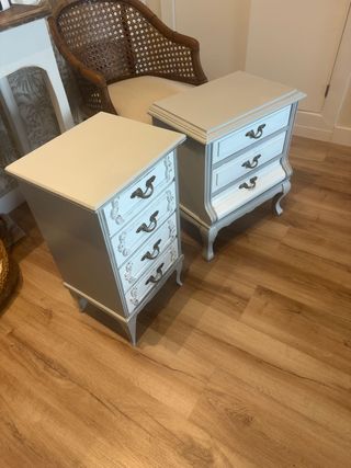 Mesitas de noche restauradas por encargo