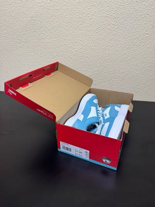 Zapatos Puma Caven Mix Azul Blanco