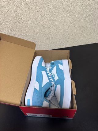 Zapatos Puma Caven Mix Azul Blanco