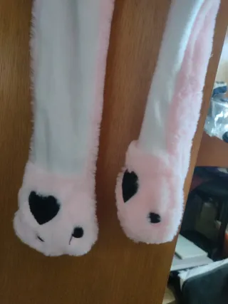 Gorro unicornio rosa con orejas