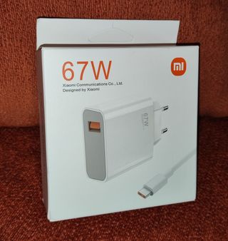 Cargador Xiaomi 67W Carga Rápida Original NUEVO
