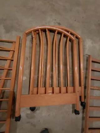 Cuna de bebé desmontable de madera