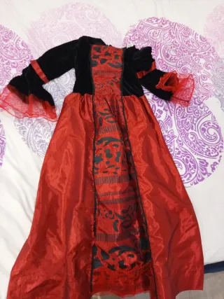 Disfraz vestido 7-9 años