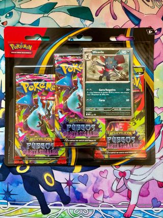 Blister Pokemon Fuegos Fantasmales Weavile Promo