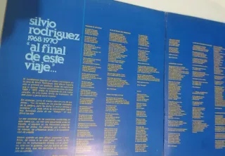 SILVIO RODRÍGUEZ - AL FINAL DE ESTE VIAJE - VINILO