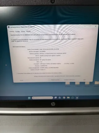 Ordenador portátil HP Plata