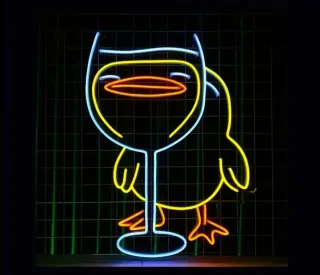 Lampada Neon Led "Calice Pio"