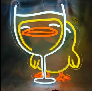 Lampada Neon Led "Calice Pio"