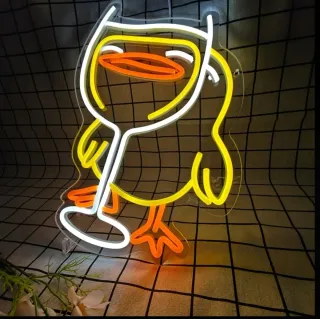 Lampada Neon Led "Calice Pio"