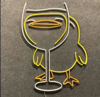 Lampada Neon Led "Calice Pio"