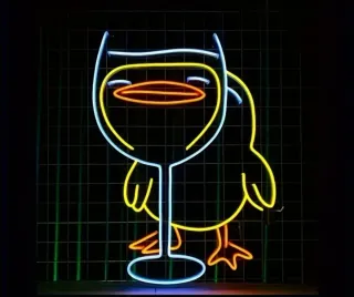 Lampada Neon Led "Calice Pio"
