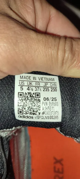 Zapatillas Adidas Terrex Gore-Tex Talla 37 1/3