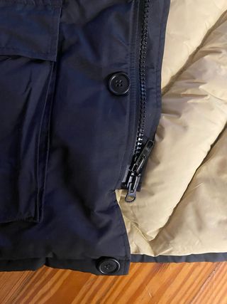 Parka Woolrich de plumón azul