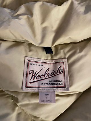 Parka Woolrich de plumón azul