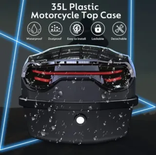 Baúl universal moto negro