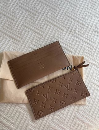 Bolso Louis Vuitton Félicie Marrón Dorado