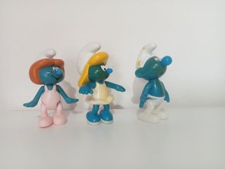 Lotto 3 Puffi Vintage Rari