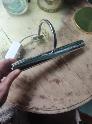 Aplique Lámpara Baño Espejo Metal Cromado