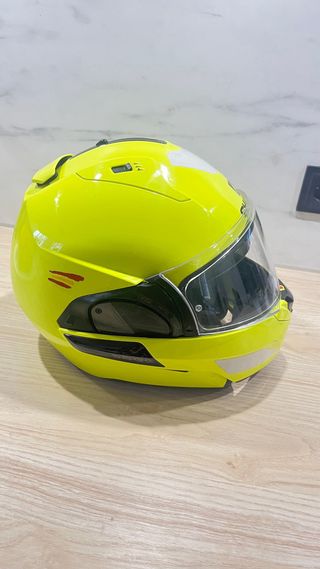 Casco Moto Shark Talla M Amarillo
