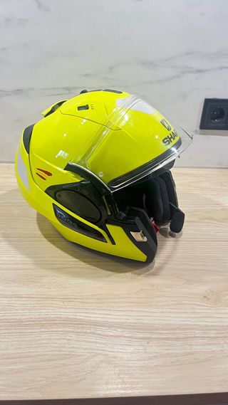 Casco Moto Shark Talla M Amarillo