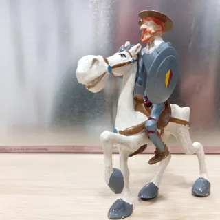 Figura PVC Don Quijote y Rocinante. 1979 Romagosa