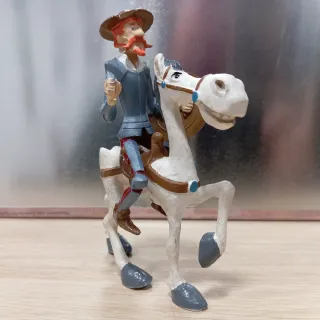 Figura PVC Don Quijote y Rocinante. 1979 Romagosa