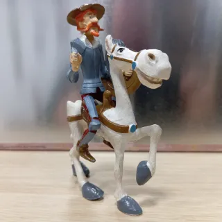 Figura PVC Don Quijote y Rocinante. 1979 Romagosa