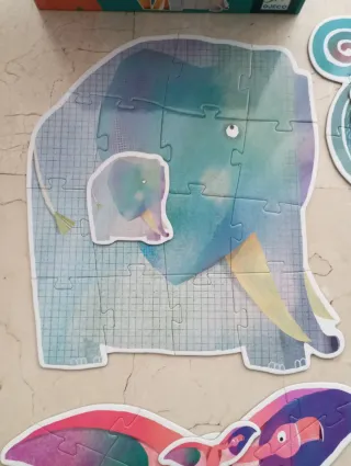 Caja con 6 puzzles Djeco