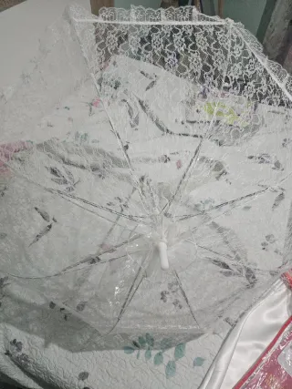 Paraguas Guirca Blanco Mary Poppins