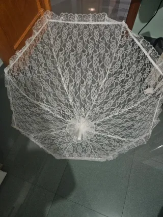 Paraguas Guirca Blanco Mary Poppins