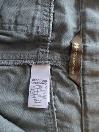 Pantalón de montaña cargo verde