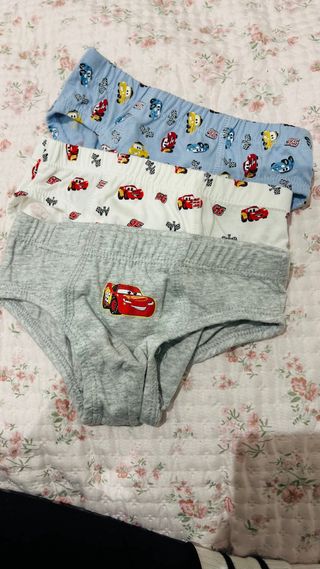 Braguitas para niño con dibujos talla 2 años