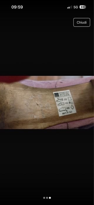 Décolleté Bama rosa albicocca camoscio 38