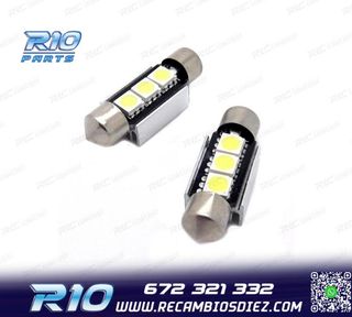BOMBILLA LED CANBUS FESTOON C5W 36MM
