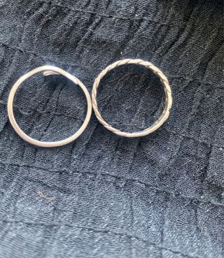 ANILLOS PLATA DE LEY CADENA Y SERPIENTE