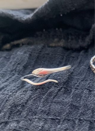 ANILLOS PLATA DE LEY CADENA Y SERPIENTE