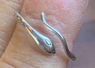 ANILLOS PLATA DE LEY CADENA Y SERPIENTE